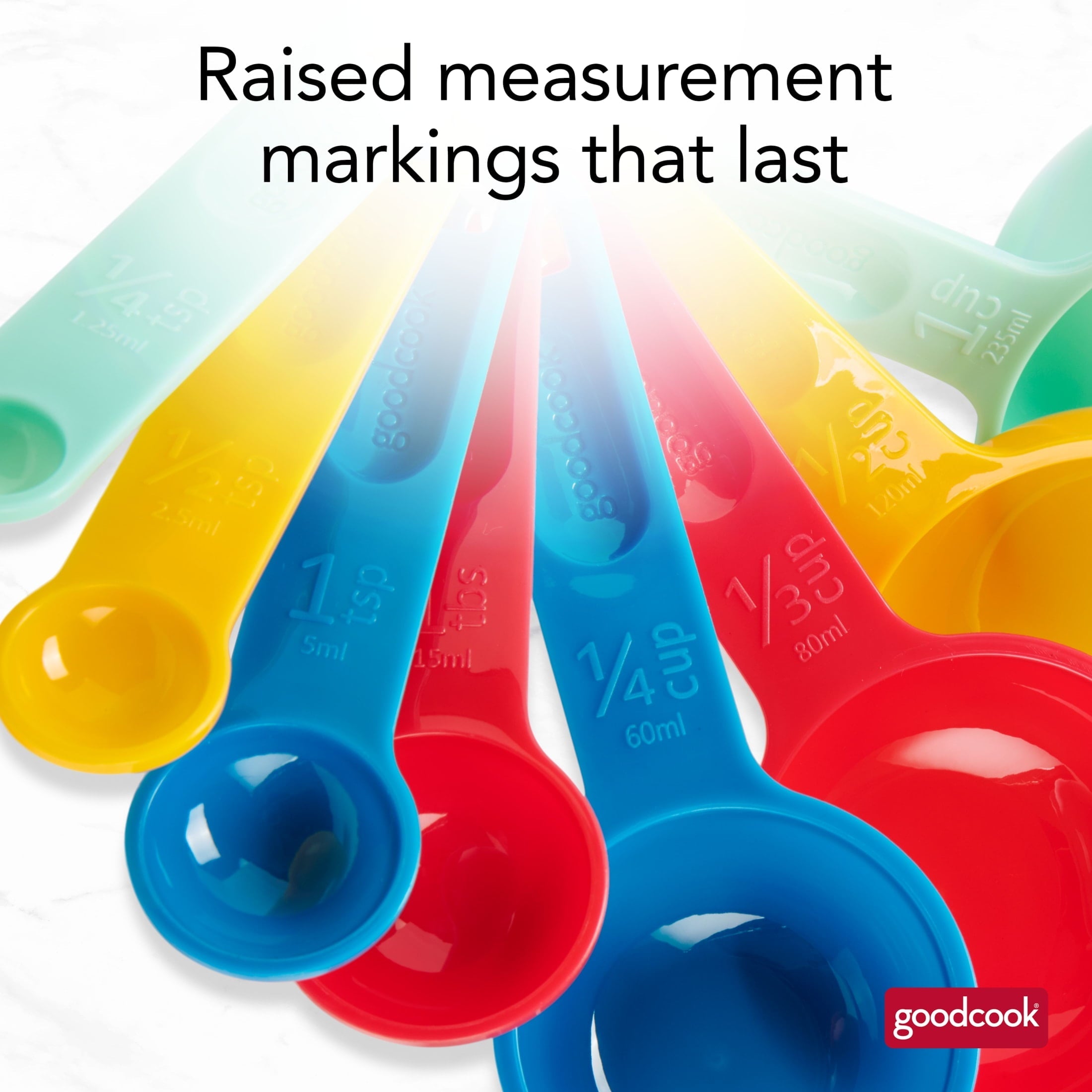 Pro Measuring Cups And Spoons, Set Of 8 Nesting With Storage Ring - Image 5